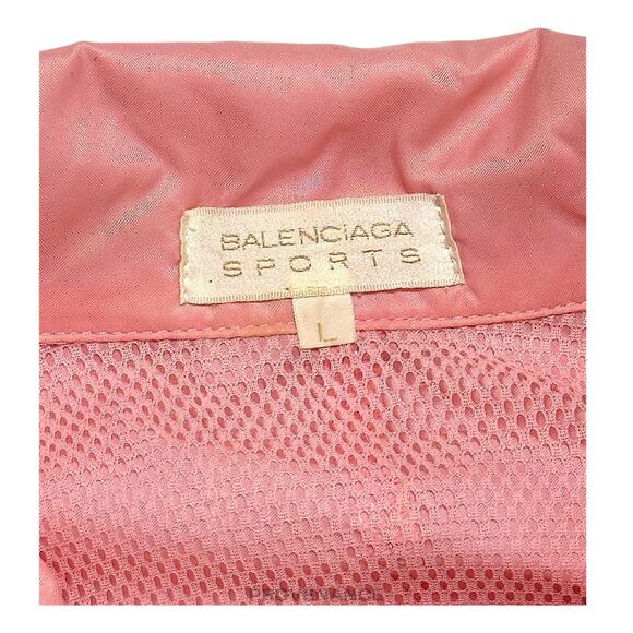 🔴 Balencigaa Sports Logo Nylon Tracksuit Set - Pink L - Picture 14 of 16